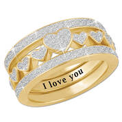 i love you diamond ring set UK LYDRS2 a main