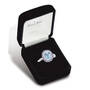 topaz tanzanite majesty silver ring UK TTMR2 b two