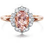 precious peach morganite diamonds 9ct ro UK PMORGR b two