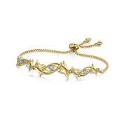 playful dolphin diamond bracelet UK PDDB a main