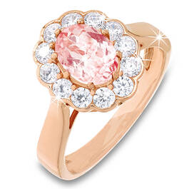cor de rosa morganite 18ct rose gold pla UK CDRRPR a main