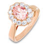 cor de rosa morganite 18ct rose gold pla UK CDRRPR a main