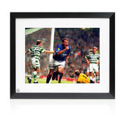 ally mccoist signed photo UK AMSPH a main