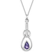 amethyst bliss silver pendant UK ABSP2 a main
