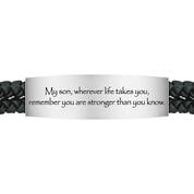 son southwest leather bracelet UK SSWB b two