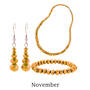 Mystic Glow Birthstone Jewellery Set, mystic glow birthstone jewellery set UK MGBJS k nov