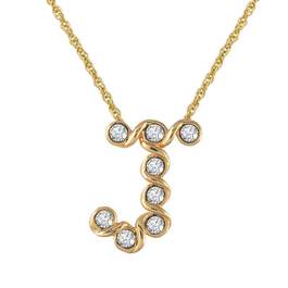 Simply Elegant Diamonisse Initial Pendant 6018 001 5 3