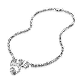 mens stainless steel dragon necklace UK MSSDN b two