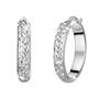 9ct white gold diamond cut hoops UK WGDCH a main