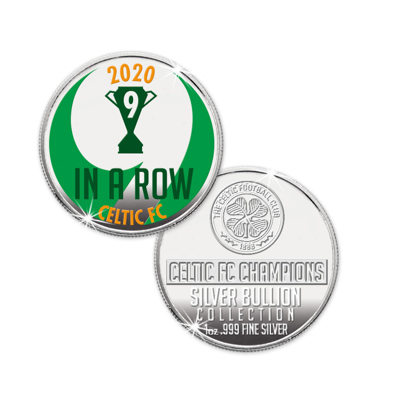 the celtic fc nine in a row 999 fine sil UK CNRB b two