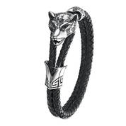winter wolf leather bracelet UK WWLB2 b two