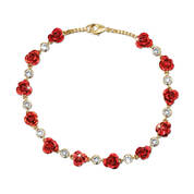 dozen roses crystal bracelet UK DRSWB a main
