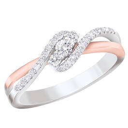 forever 14ct gold diamond ring UK FGDR a main