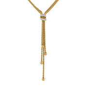 Golden Strands 14kt Gold Diamond Necklace 11195 0010 a main