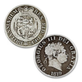 the george iii silver coin collection UK G3AC e five