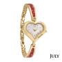 the personalised birthstone heart watch UK PHBW h eight