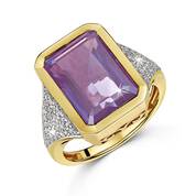 amethyst white zircon ring UK AWZR a main