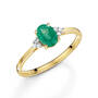 esmeraldas splendour 9ct gold ring UK ESGR a main