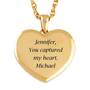 You Captured My Heart Personalised Diamond Pendant, You Captured My Heart Diamond Pendant 1608 001 2 2