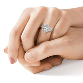 Personalized Marquise Bridal Set 10474 0014 m model