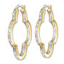 dazzling diamond quatrefoil hoops UK DDQH a main