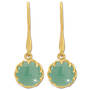 lucky jade drop earrings UK LJDRE a main