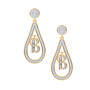 Diamond Initial Earrings 10752 0017 a main