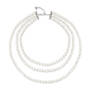 elegant three strand pearl necklace UK ELPN a main