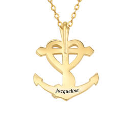 My Soul Is Anchored In The Lord Pendant 11449 0014 c back