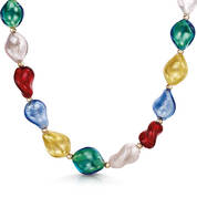 venetian rainbow murano necklace UK VRMN a main
