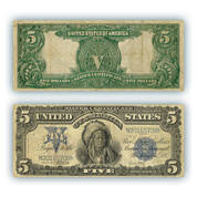 the famous indian chief five dollar silv UK ICSC a main