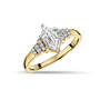 ELONGATED HEXAGON CZ GLOW RING UK EHER a main