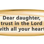 Daughter “Trust in the Lord” Leather Bracelet, daughter trust in the lord leather brace UK TILDB b two