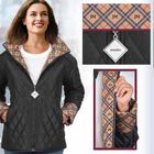 the checked quilted jacket UK PRCJ a main