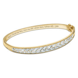 diamond blaze personalised bangle UK DBPB2 a main