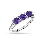 AMETHYST AURA TRILOGY RING UK AATR a main