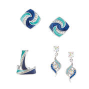 Blue Wave Earring Set 6723 0011 a main