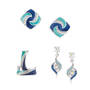 Blue Wave Earring Set 6723 0011 a main