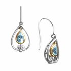 calm waters aquamarine earrings UK CWAE a main