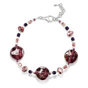 pink valentina murano bracelet UK PVMB a main