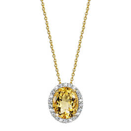 the legacy citrine pendant UK LEGCP a main