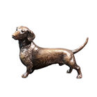 standing tall bronze dachshund UK STDBZ a main