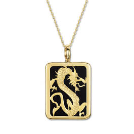 mens golden dragon pendant UK MGODP a main