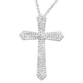 diamond devotion cross pendant UK DDCP a main