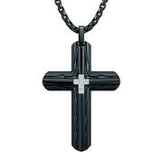 Black Ice Diamond Cross For My Son 10710 0012 a main