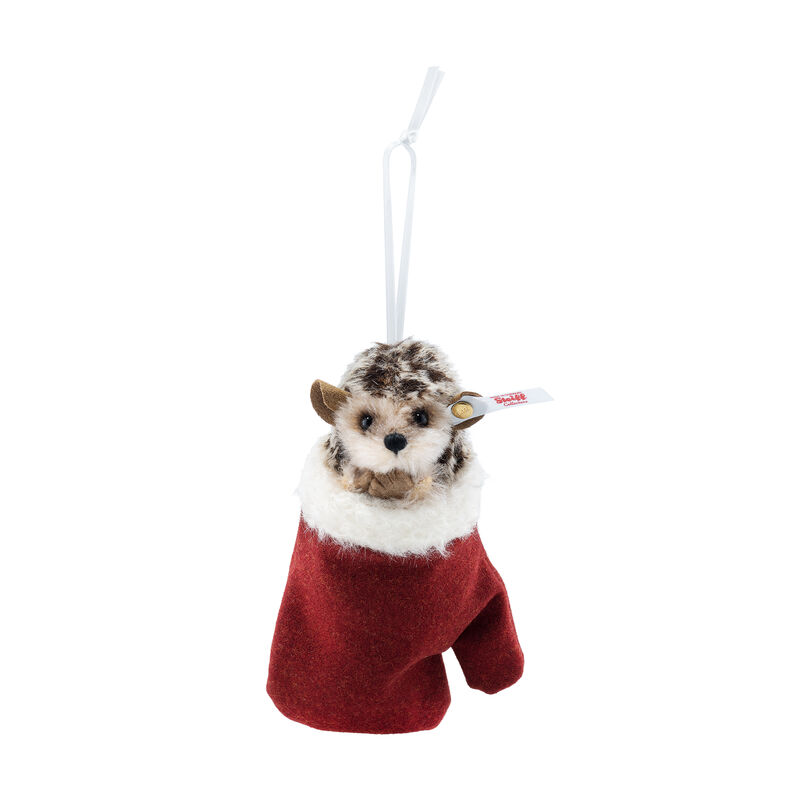 steiff hedgehog in mitten ornament UK SHIM a main