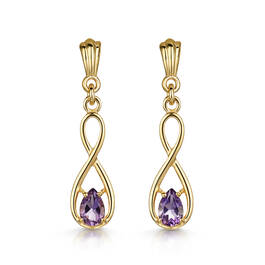 endless love amethyst earrings UK ELAE a main