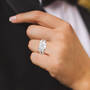 Forever Seven Carat Anniversary Ring Set, Forever Seven Carat Anniversary Ring Set 12123 0015 m model