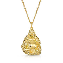 golden laughing buddha pendant UK GOLBP a main