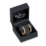 Gold Twist Hoop Earrings, gold twist hoop earrings UK GTHE b two